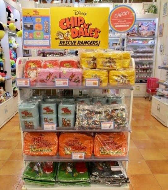 のインスタグラム：「ららぽーと富士見店🐿🐿 #ららぽーと富士見店 #ららぽーと  #ChipnDaleRescueRangers　 #レスキューレンジャー  #レスキューレンジャーズ  #GadgetHackwrench　#ガジェット #MontereyJack　#モンタリージャック #Chip　#チップ #Dale　#デール #chipanddale  #チップアンドデール  #チップとデール  #チプデ  #🐿🐿 #Disney #ディズニー #kiddyland #キデイランド #キデイランドオリジナル  #キデイランドオリジナルデザイン」