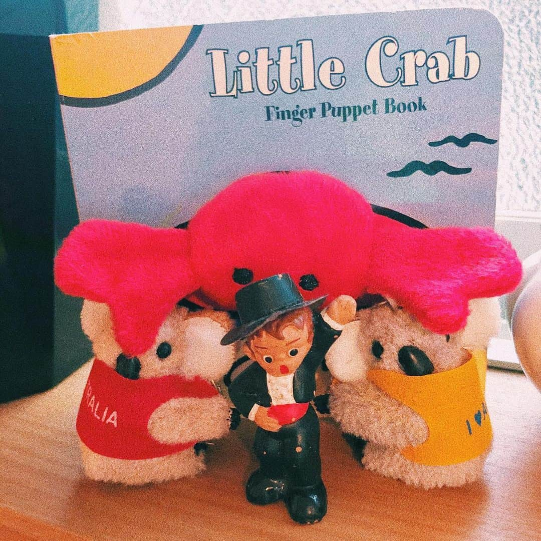 ユウキさんのインスタグラム写真 - (ユウキInstagram)「引越しだいぶおちついた おきにいり四銃士！ We are Little Crabs!🦀」6月13日 10時56分 - yuukichan2