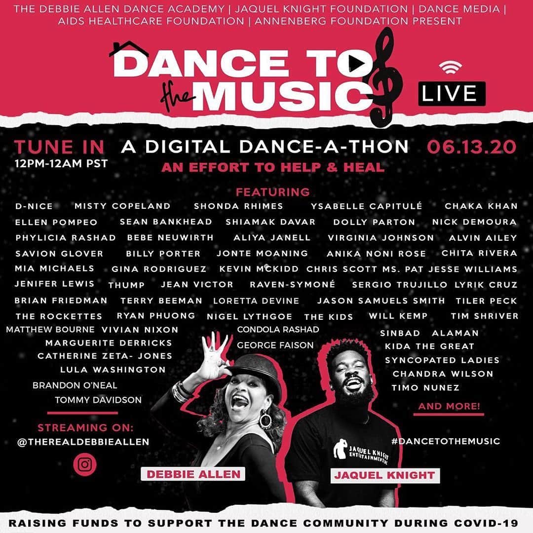 ションダ・ライムズさんのインスタグラム写真 - (ションダ・ライムズInstagram)「#DanceToTheMusic with @therealdebbieallen is tomorrow, June 13th, and you know I'll be there dancing it out. 💃🏾」6月13日 2時46分 - shondarhimes