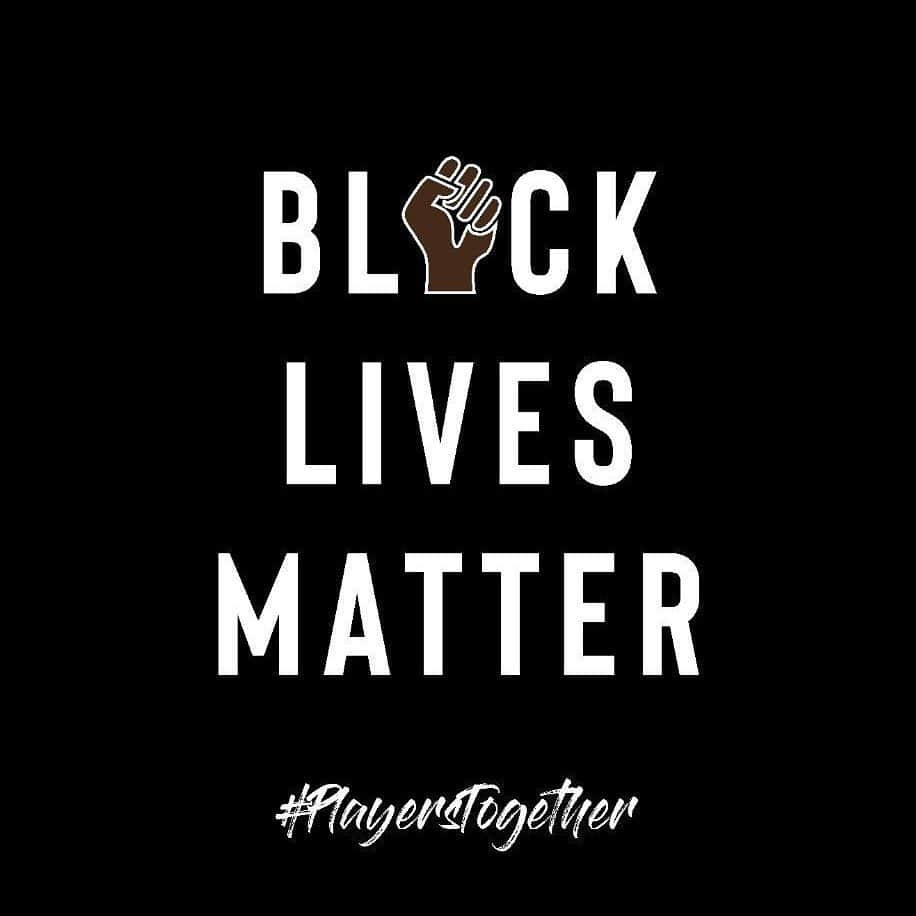 ネイサン・レドモンドのインスタグラム：「We, the Players, stand together with the singular objective of eradicating racial prejudice wherever it exists, to bring about a global society of inclusion, respect, and equal opportunities for all, regardless of their colour or creed. This symbol is a sign of unity from all Players, all Staff, all Clubs, all Match Officials and the Premier League #blacklivesmatter #playerstogether ✊🏽」