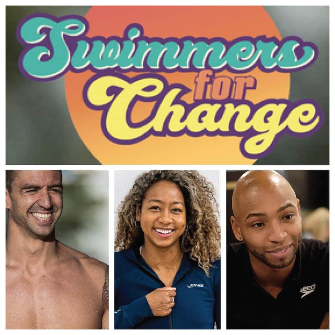 アンソニー・アービンのインスタグラム：「1️⃣ Swimmers for Change is powered by over 30 U.S. Olympic, Paralympic and National Team swimmers. Our mission is to raise awareness about systemic racism and fundraise to support charities supporting black communities by offering webinars every day for 2 weeks! . . 2️⃣ The Swimmers for Change webinar series will be free, we just ask that you donate what you can! The series kicks off Monday June 15th and 100% of donations will go towards charities supporting the black community. . . 3️⃣ START SHOWING YOUR SUPPORT TODAY! Purchase our amazingly comfortable “Swimmers For Change” t-shirts! All proceeds go to charities supporting black communities. Link in bio . . 4️⃣Subscribe to get a 2 week free access pass to the Swimmers For Change live shows🆓📺! My episode is on June 15 with @lia_neal and @cullenjones at 11am PDT. Link also in bio #swimmersforchange」