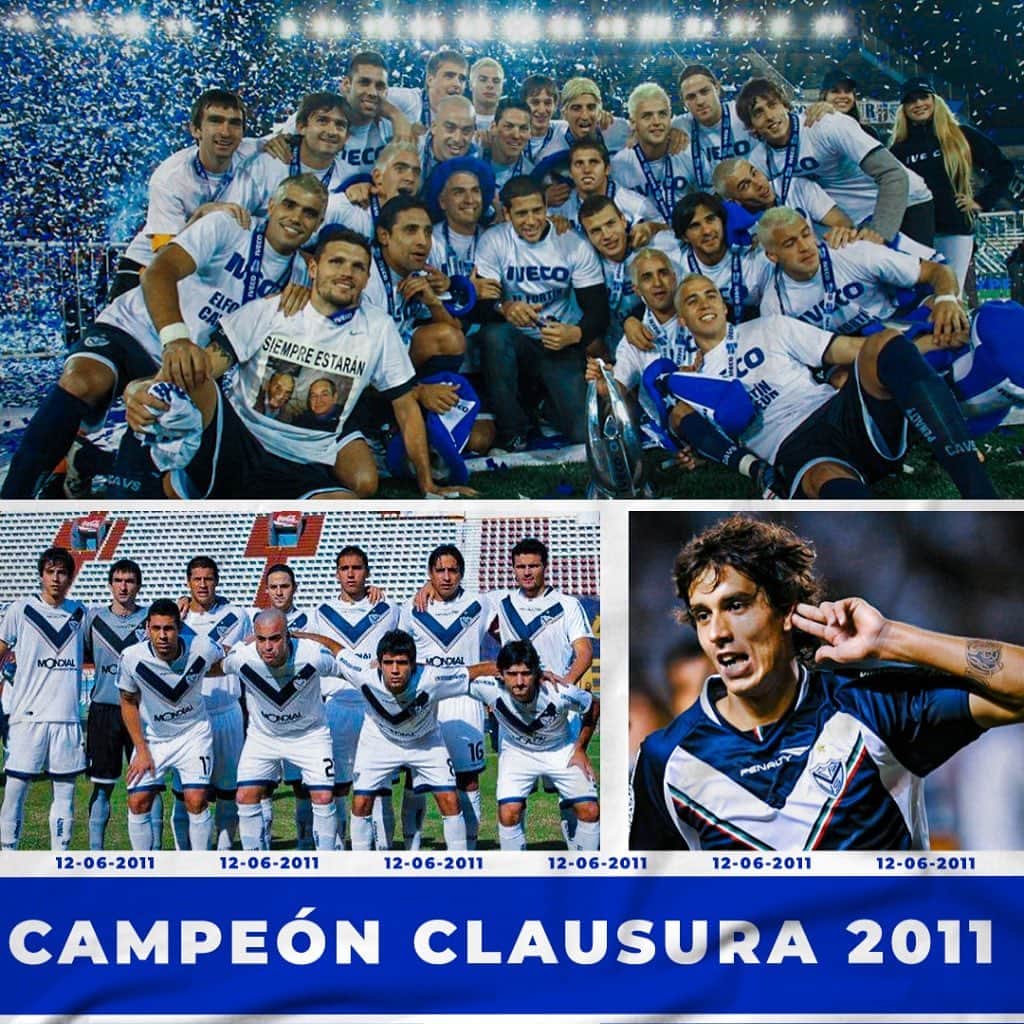 リカルド・アルバレスのインスタグラム：「9 años de este campeonato hermoso. Gran grupo con todos tremendos jugadores. #velezcampeon2011 ⭐️⚽️🏅. @offcourtagency」