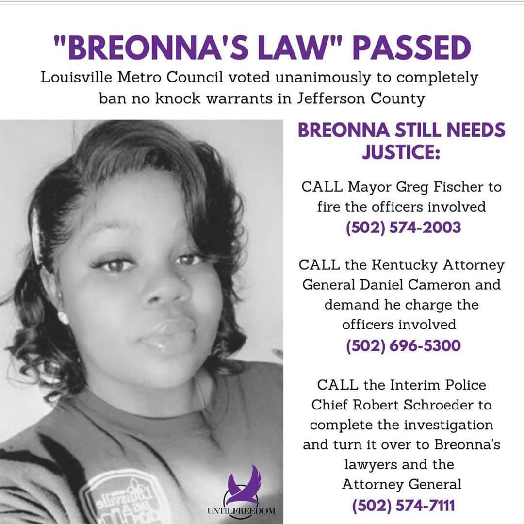 ジェニファー・ハドソンのインスタグラム：「And they will understand it better by and by . One day , one step at a time . Together we can get Justice for #breonataylor .」