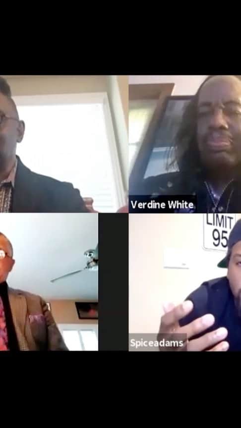 アース・ウィンド・アンド・ファイアーのインスタグラム：「As the new addition to the band, Water (@spiceadams) offers some ideas on how we could reach #millennials by going on @therealswizzz & @timbaland's new show #Verzuz @verzuztv #EWFW」
