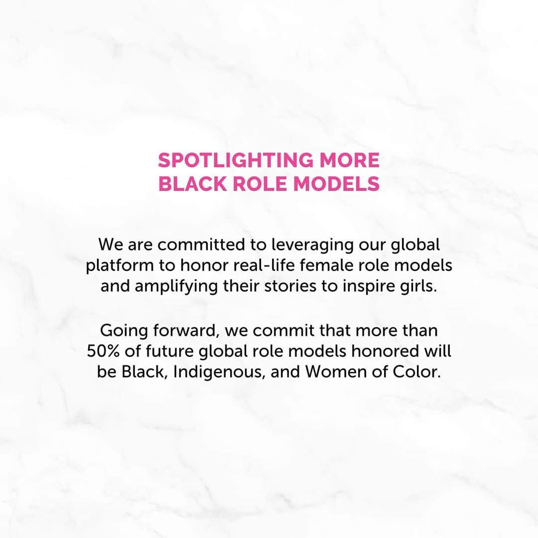 バービーさんのインスタグラム写真 - (バービーInstagram)「This is our Commitment to the Black Community. Swipe through to read in full + linked in bio. 💕 #barbie #barbiestyle」6月13日 7時37分 - barbiestyle