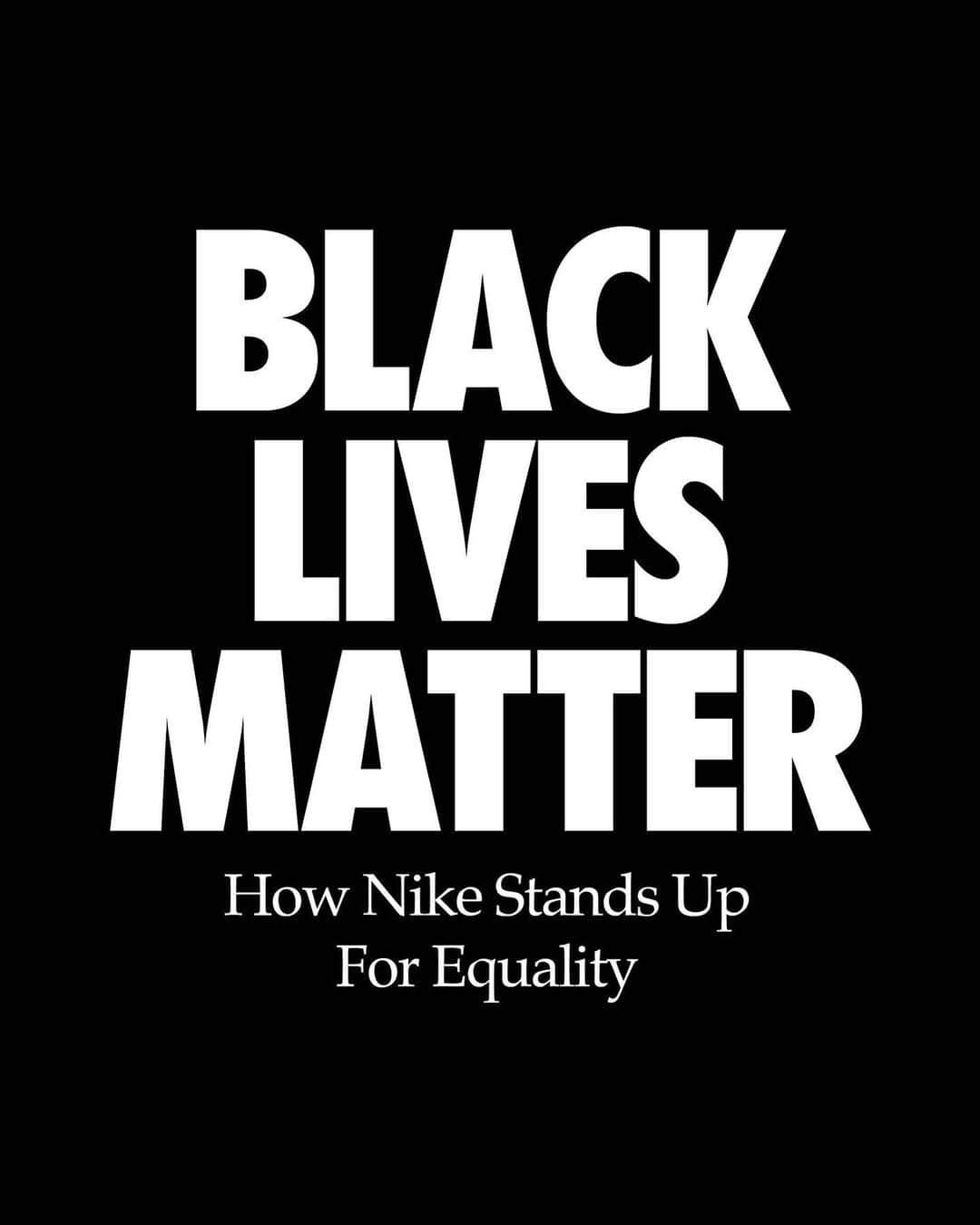 ナイキフットボールさんのインスタグラム写真 - (ナイキフットボールInstagram)「We will continue to stand up for equality and work to break down barriers for athletes* all over the world. We will do and invest more to uphold longstanding commitment in supporting the Black community and partnering with world-class organizations dedicated to ensuring racial equality, social justice, and greater access to education. ⠀ ⠀ For more information, please click the link in the bio.」6月13日 8時37分 - nikefootball