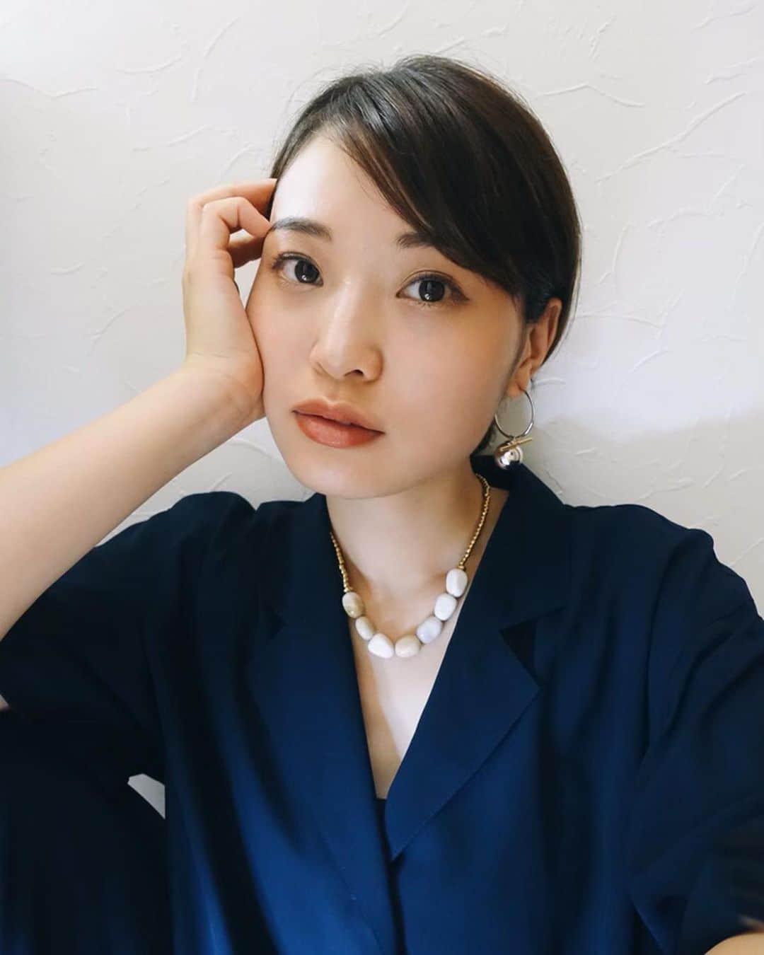 三橋栄香さんのインスタグラム写真 - (三橋栄香Instagram)「ごさきの手作りネックレス☺️☺️ 嬉しい...可愛い💕 . #accessory#handmade#necklace」6月13日 9時19分 - mihashi_haruka