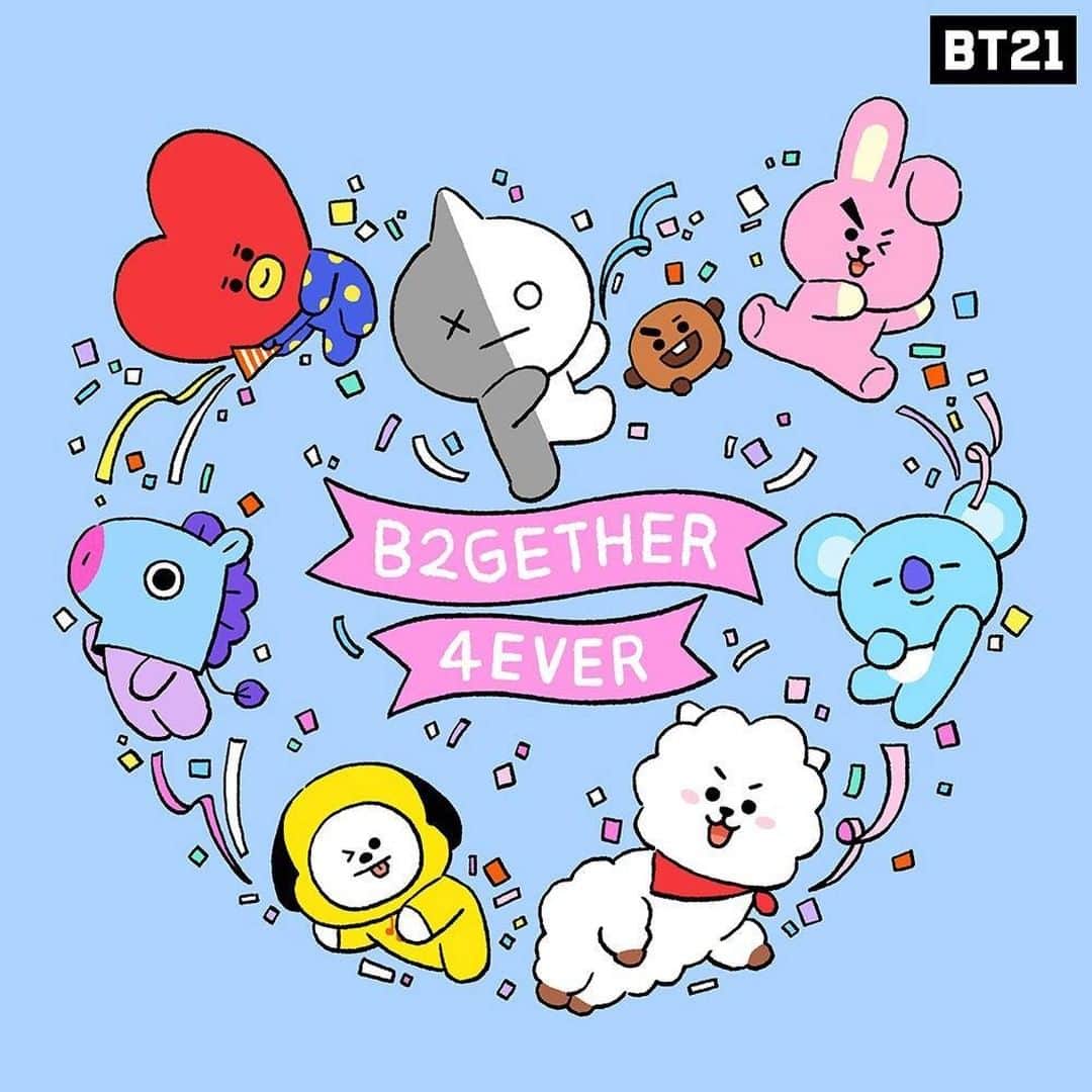 BT21 Stars of tomorrow, UNIVERSTAR!のインスタグラム