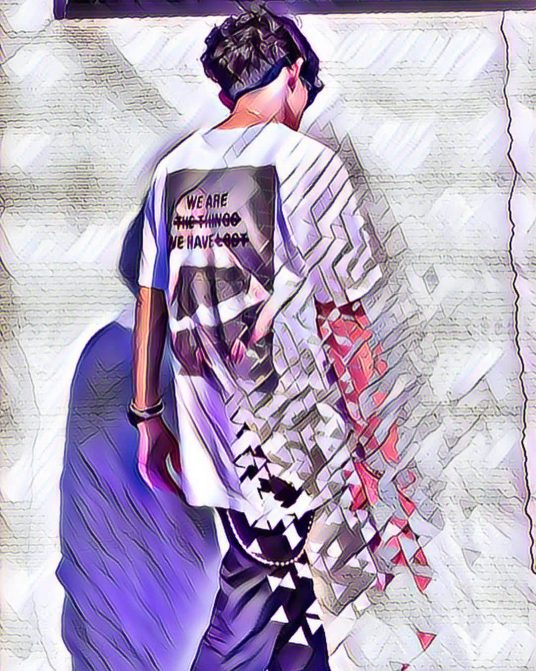 tetsuya togashiさんのインスタグラム写真 - (tetsuya togashiInstagram)「★★★★ #dustmagazine ‍ 夏はバックプリンのTシャツ 集めがち♪ ‍ #写真で遊ぼう」6月13日 20時10分 - toga_agot