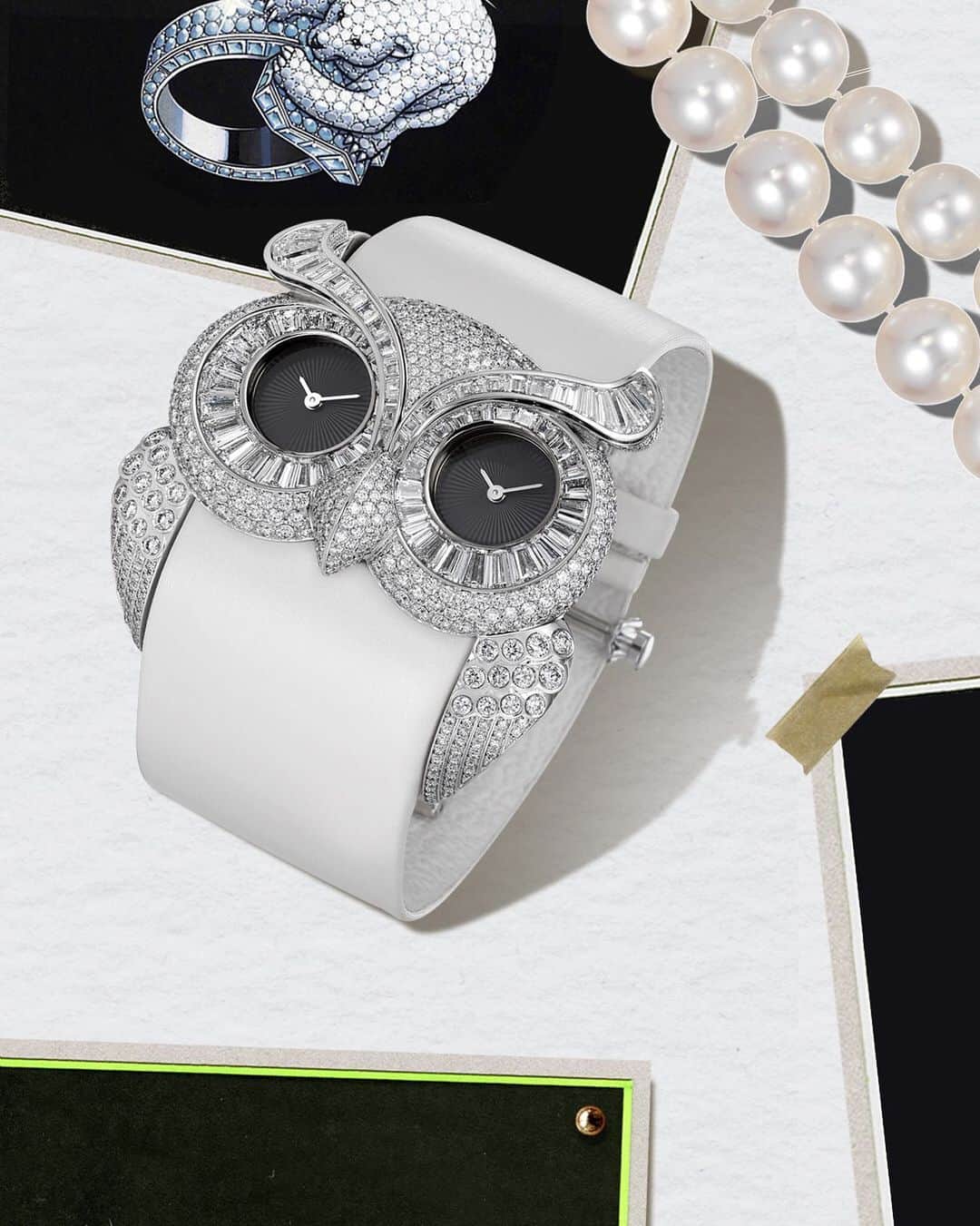 ショパールさんのインスタグラム写真 - (ショパールInstagram)「This exceptional diamond owl watch is both whimsical and the fulfilment of the ultimate jewellery crafting aspiration behind the Animal World collection. #ChopardAnimalWorld #ChopardHauteJoaillerie」6月13日 20時34分 - chopard