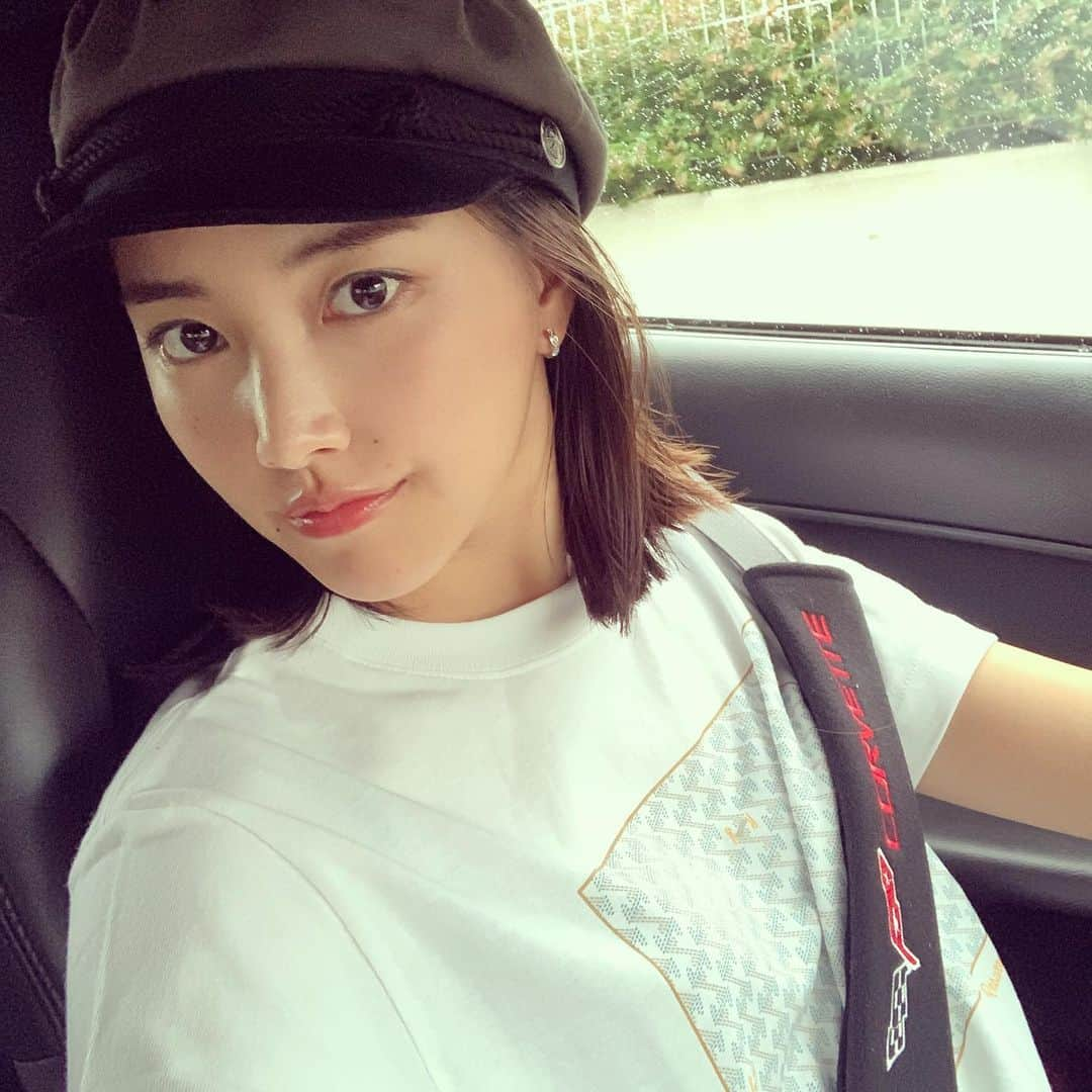 奥山春香さんのインスタグラム写真 - (奥山春香Instagram)「@resurrection_tokyo  から出たTシャツ着て打ちっぱなしへ🌵⛳️」6月13日 12時50分 - corvetteharuka