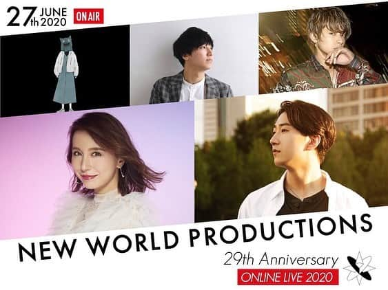 平牧仁のインスタグラム：「所属事務所の創立29周年を記念して配信LIVEを開催する事になりました📣  シキドロップ 無観客生配信単独ライブ(有料) 『シキドロップONLINE LIVE 2020～NEW WORLD PRODUCTIONS 29th Anniversary～』 6月27日(土)17:20-18:20  シキドロップ自身初の配信LIVE！ 不慣れでドキドキですが宜しくお願いします。  チケット▶︎twh-inc.zaiko.io/_item/326756 ※各アーティスト毎のチケット販売となりますのでご注意下さい  #MayJ. #村上佳佑 #岸本勇太  #平岡優也 #宇野悠人」