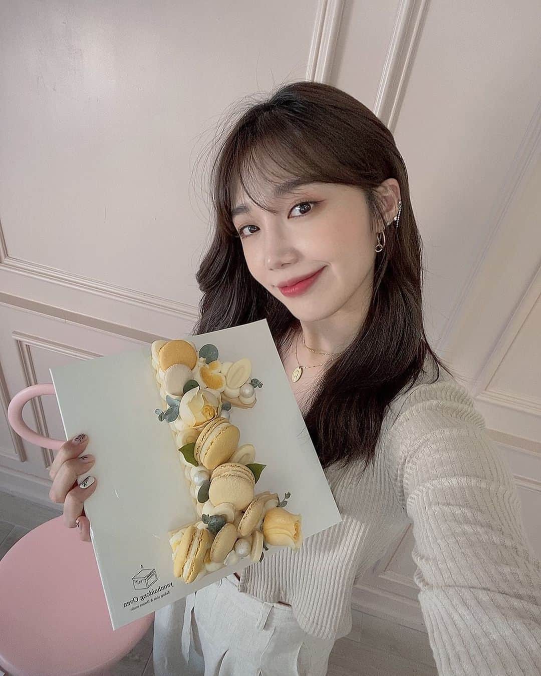 チョン・ウンジのインスタグラム：「슬믕 첫돌」