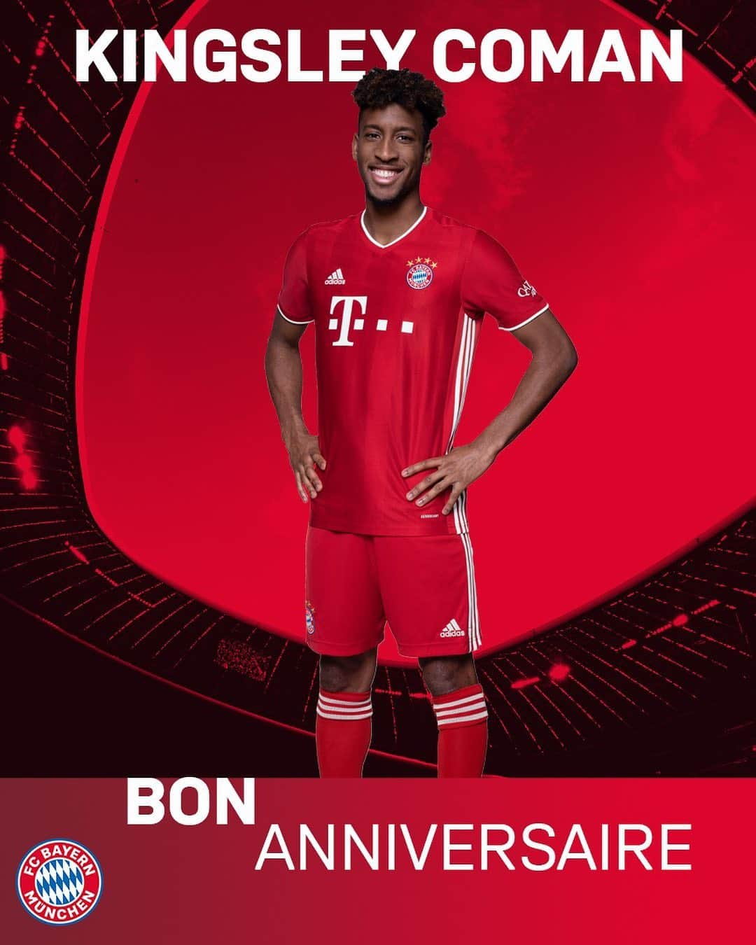 バイエルン・ミュンヘンさんのインスタグラム写真 - (バイエルン・ミュンヘンInstagram)「Bon anniversaire, @king_coman! 🎉👑🇫🇷 #MiaSanMia _______ #FCBayern #packmas #Fußball #football #futbol #HappyBirthday #Coman」6月13日 16時51分 - fcbayern