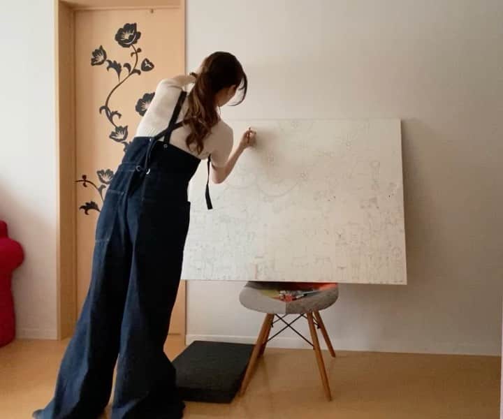 のインスタグラム：「✒︎ keeeeep drawing  @artistic.yoga」