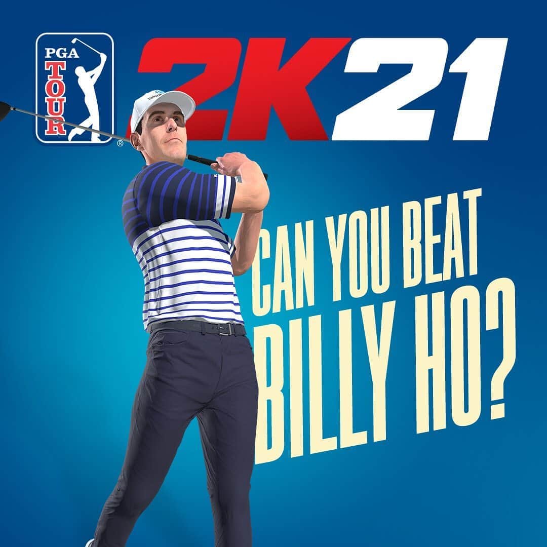 ビリー・ホースケルさんのインスタグラム写真 - (ビリー・ホースケルInstagram)「Think you can beat me in #PGATOUR2K21 ?!」6月14日 5時42分 - billyho_golf