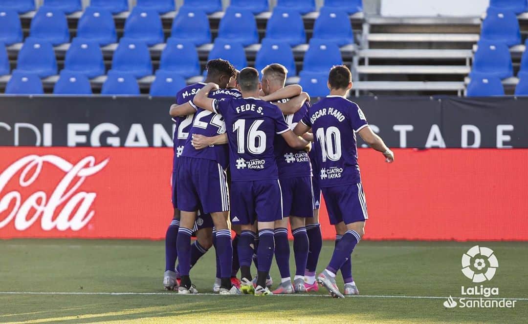のインスタグラム：「¡Gran victoria! ¡Enhorabuena equipo!  #LeganesRealValladolid #realvalladolid」