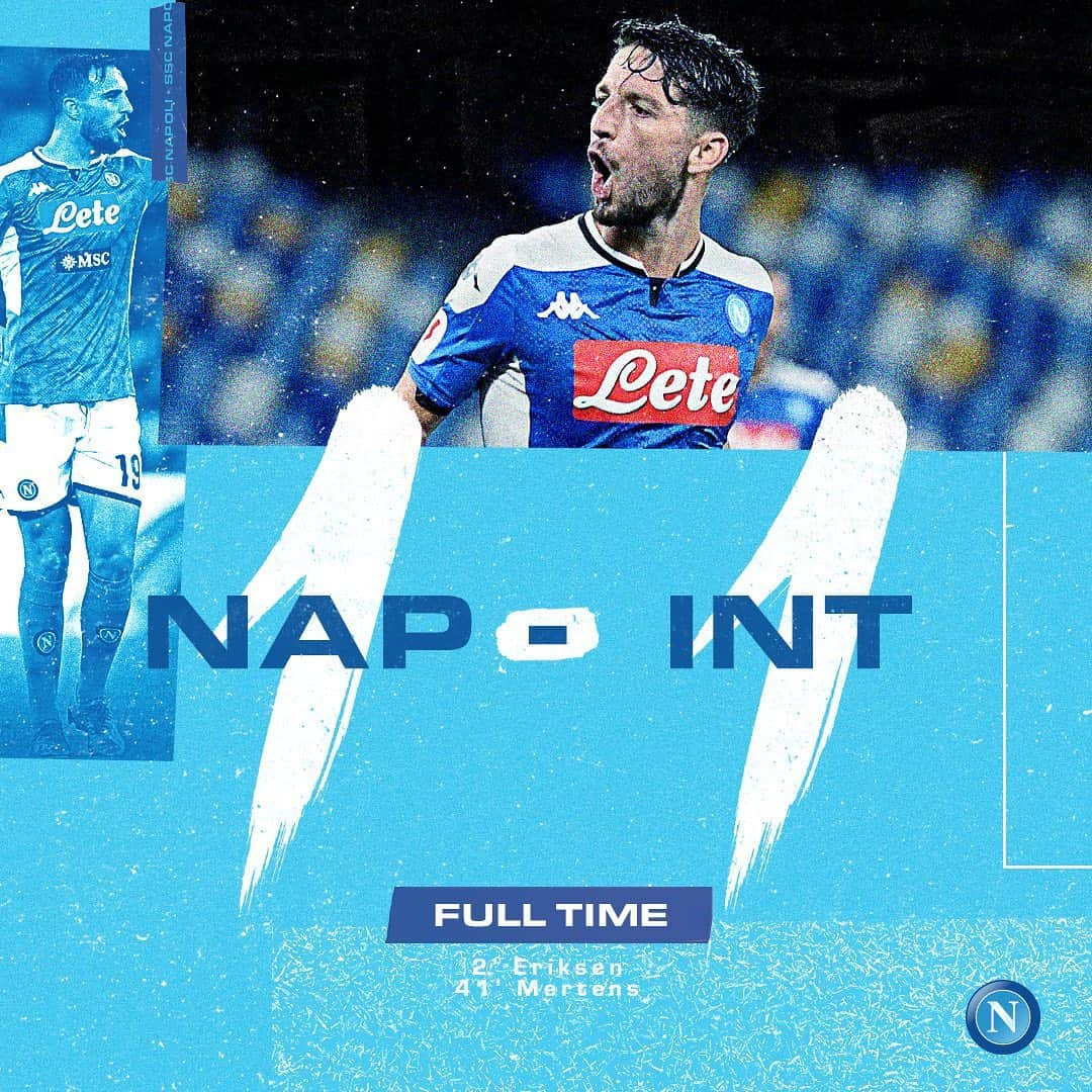 SSCナポリさんのインスタグラム写真 - (SSCナポリInstagram)「SIAMO IN FINALE! 😍 ⚽ #NapoliInter 1-1 💙 #ForzaNapoliSempre」6月14日 6時01分 - officialsscnapoli