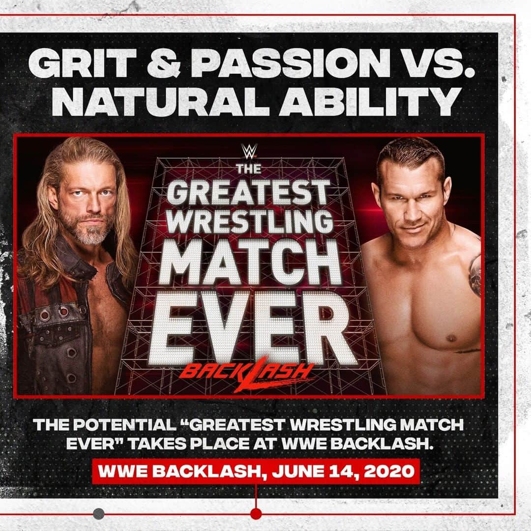 WWEさんのインスタグラム写真 - (WWEInstagram)「The "Greatest Wrestling Match Ever" between @edgeratedr and @randyorton has been 𝒅𝒆𝒄𝒂𝒅𝒆𝒔 in the making. ➡️ #WWEBacklash」6月13日 23時00分 - wwe