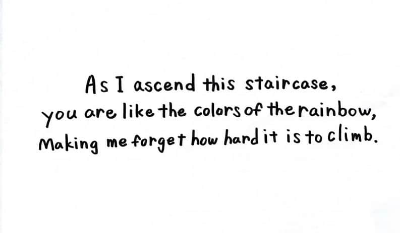 CHARAさんのインスタグラム写真 - (CHARAInstagram)「階段をあがっていくほどに、あなたが虹の色のようであるから　のぼっていく辛さを忘れるの。」6月13日 23時12分 - chara_official_