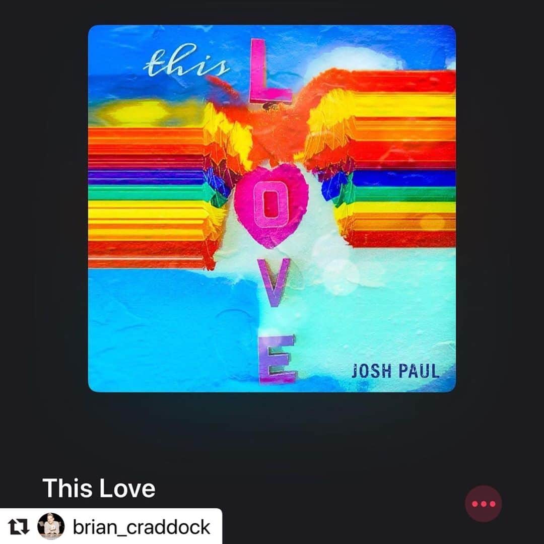 クリス・ドートリーのインスタグラム：「Go check out my bro’s new single. So proud of you brother!!!! HAPPY BIRTHDAY @itsjoshpaul !!!! #Repost @brian_craddock with @make_repost ・・・ Yo! Everybody go download / stream one of my best buds @itsjoshpaul ‘s new track “This Love”, it’s a perfectly beautiful piece of music for these unprecedented times. Oh yeah, wish him a very Happy Birthday today!」