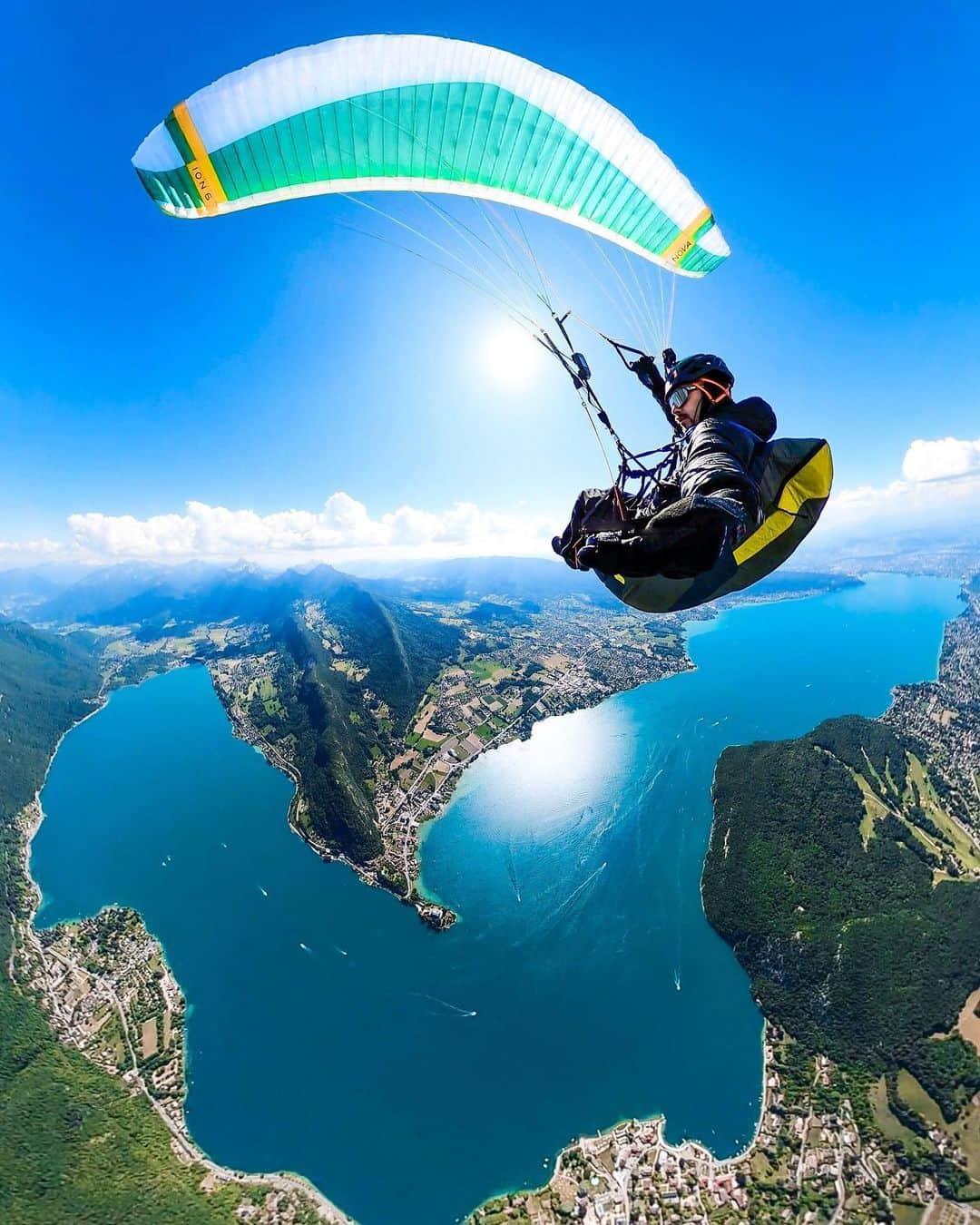 goproさんのインスタグラム写真 - (goproInstagram)「Photo of the Day: Soaring over the foothills of the mighty French Alps ☀️ @alex1rcd + #GoProMAX ⠀⠀⠀⠀⠀⠀⠀⠀⠀ @GoProFR #GoProFR #Paragliding #Spring」6月13日 23時37分 - gopro