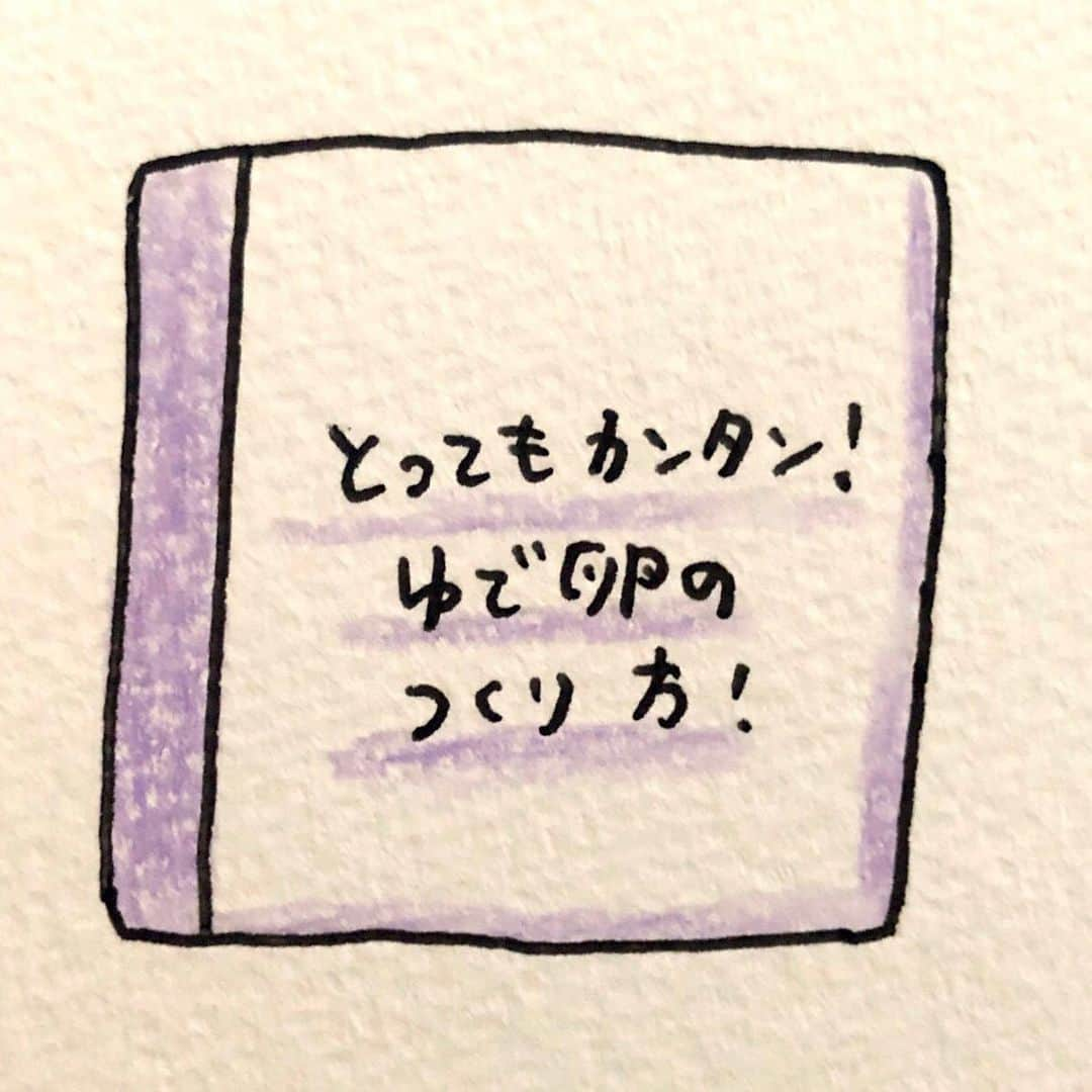 にゃんこスターさんのインスタグラム写真 - (にゃんこスターInstagram)「とってもカンタン！ゆで卵のつくり方！  #アンゴラ絵本 #296日目  #ゆで卵のとってもカンタンな #作り方はご存知ですか？  #それは  #ゆで卵に温泉の良さをプレゼン #することです！  #すると  #温泉に魅せられた卵は #自ずと熱いお湯に浸り #ゆで卵になるのです  #カンタンですね！！ #にゃんこスター #アンゴラ村長」6月14日 0時22分 - nyanco_star_pu_pu_mu