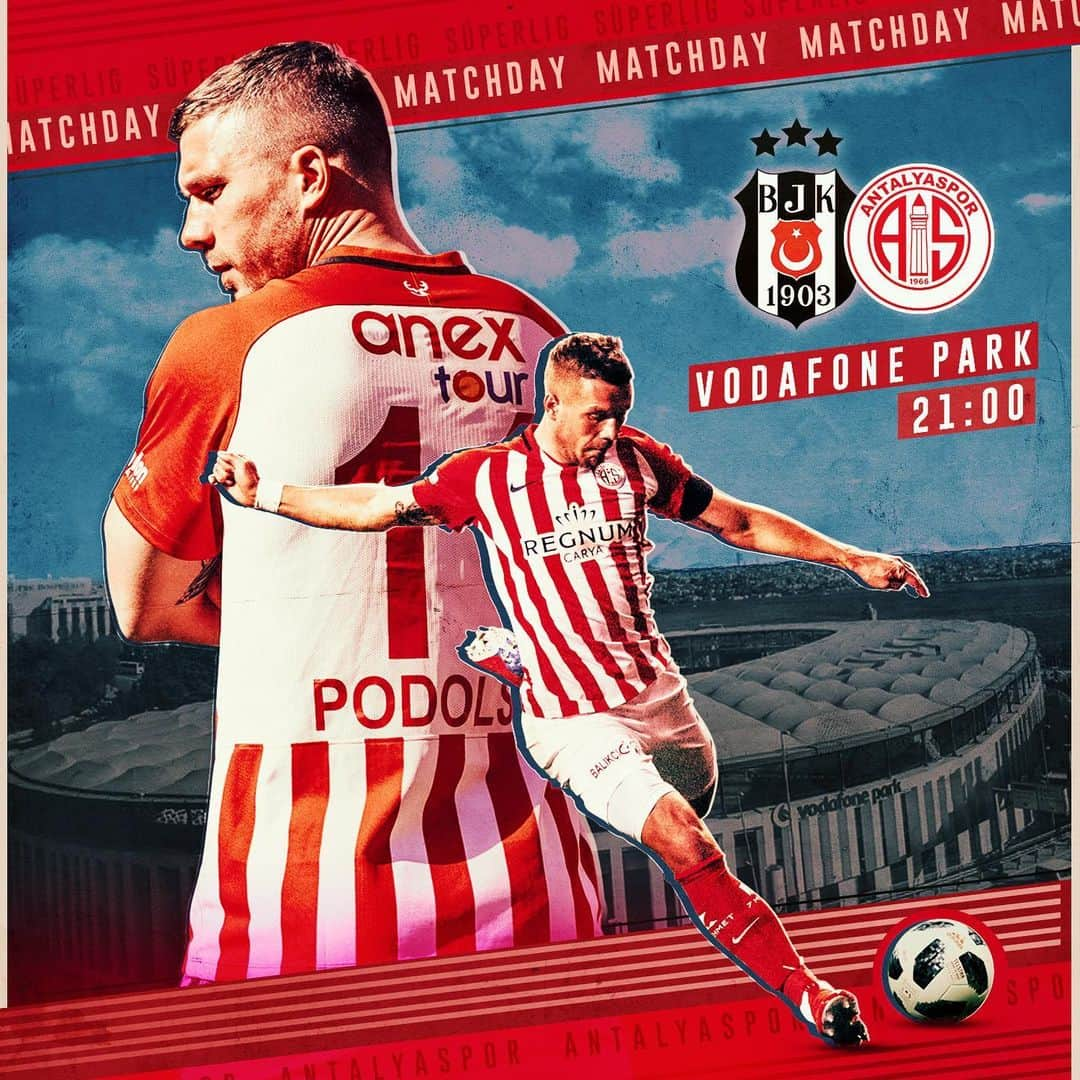 ルーカス・ポドルスキさんのインスタグラム写真 - (ルーカス・ポドルスキInstagram)「MATCHDAY - let‘s go 👊🏻⚽ #poldi #soccer #antalyaspor 🦂💯 @Antalyaspor」6月14日 1時04分 - lukaspodolski