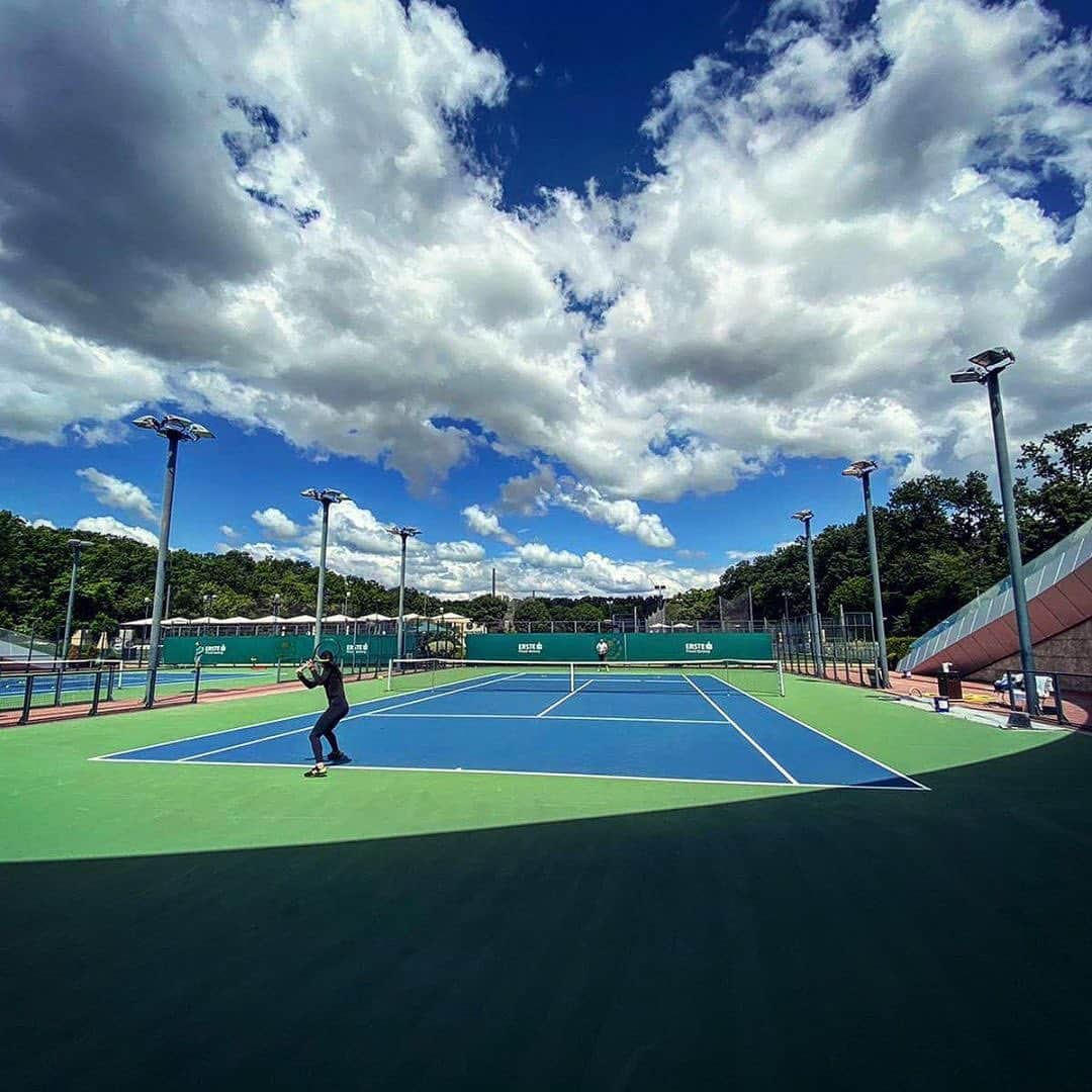 WTA（女子テニス協会）さんのインスタグラム写真 - (WTA（女子テニス協会）Instagram)「View 💯 • @soranacirstea 🌤」6月14日 1時06分 - wta