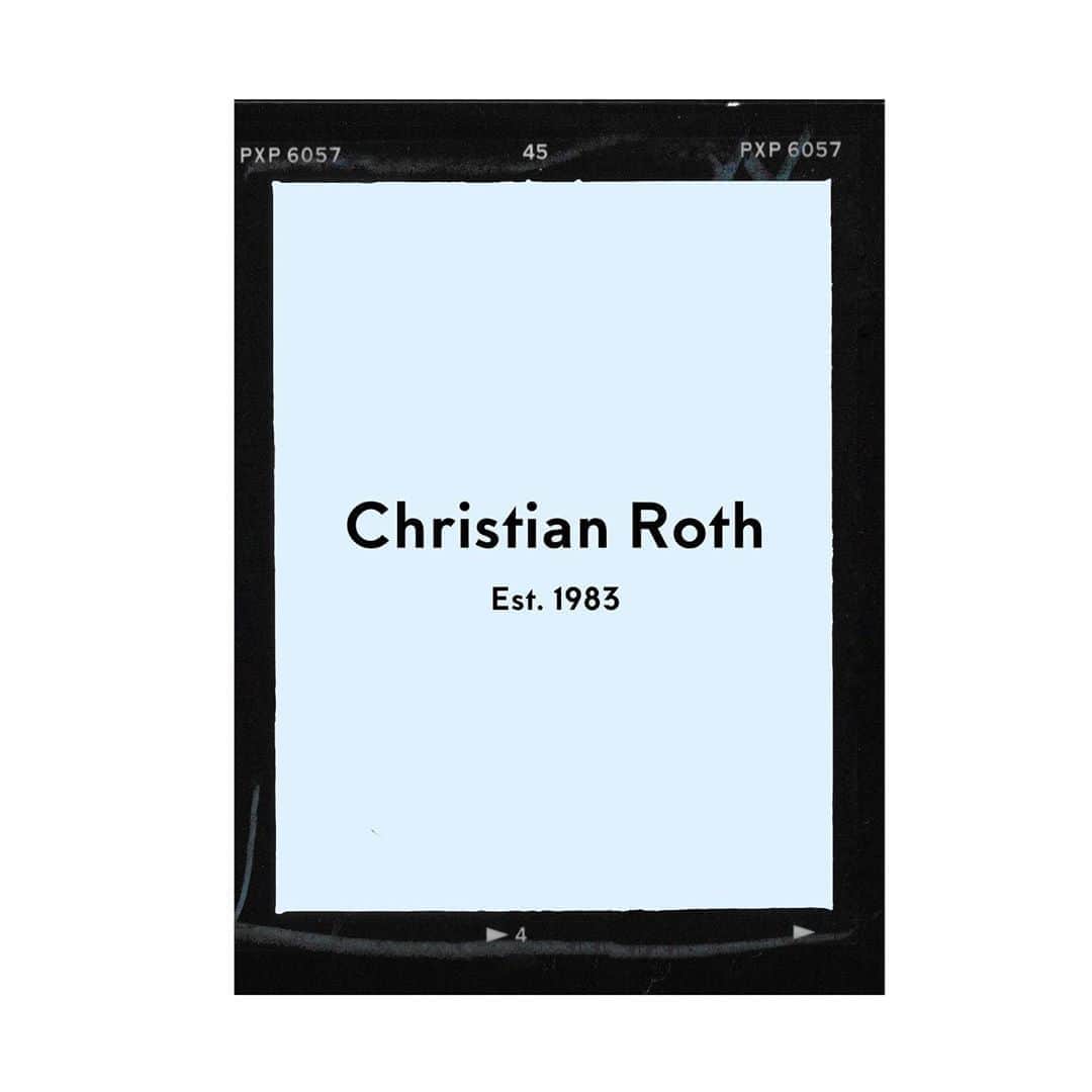 クリスチャンロスのインスタグラム：「Christian Roth, Est. 1983」