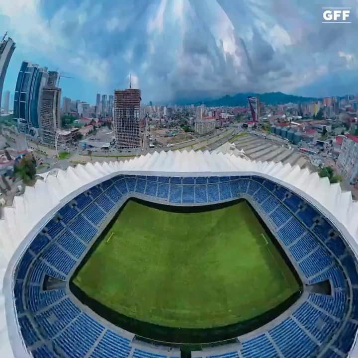レバン・コビアシビリのインスタグラム：「🇬🇪⚽️🙌 #ბათუმი #batumi #stadium #new #georgia」