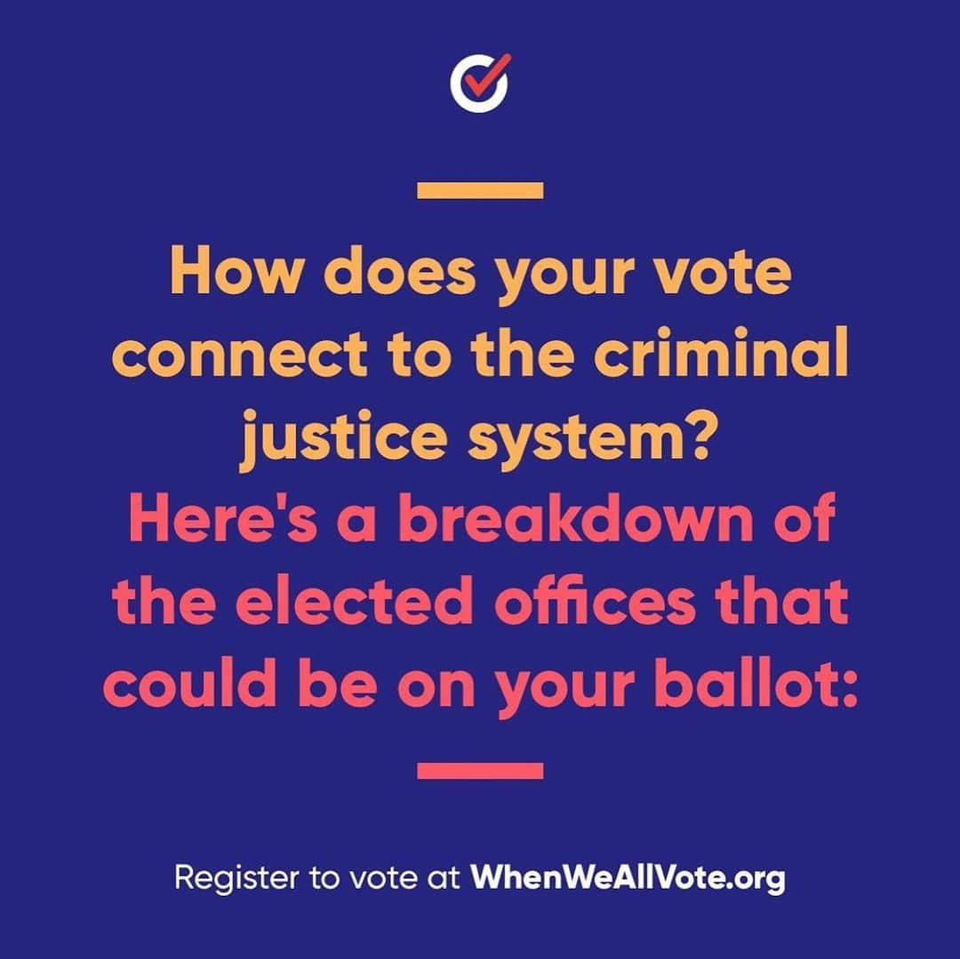 イマン・アブドゥルマジドさんのインスタグラム写真 - (イマン・アブドゥルマジドInstagram)「#rp @whenweallvote Let’s break down how voting can influence the criminal justice system and who the decision makers are. Make sure to take the time to understand that your power is in your vote & the people you vote into office. Also make sure your family, friends and everyone in your neighborhood understands. You can register to vote right NOW! by clicking the link in my bio. #WhenWeAllVote」6月14日 3時40分 - the_real_iman