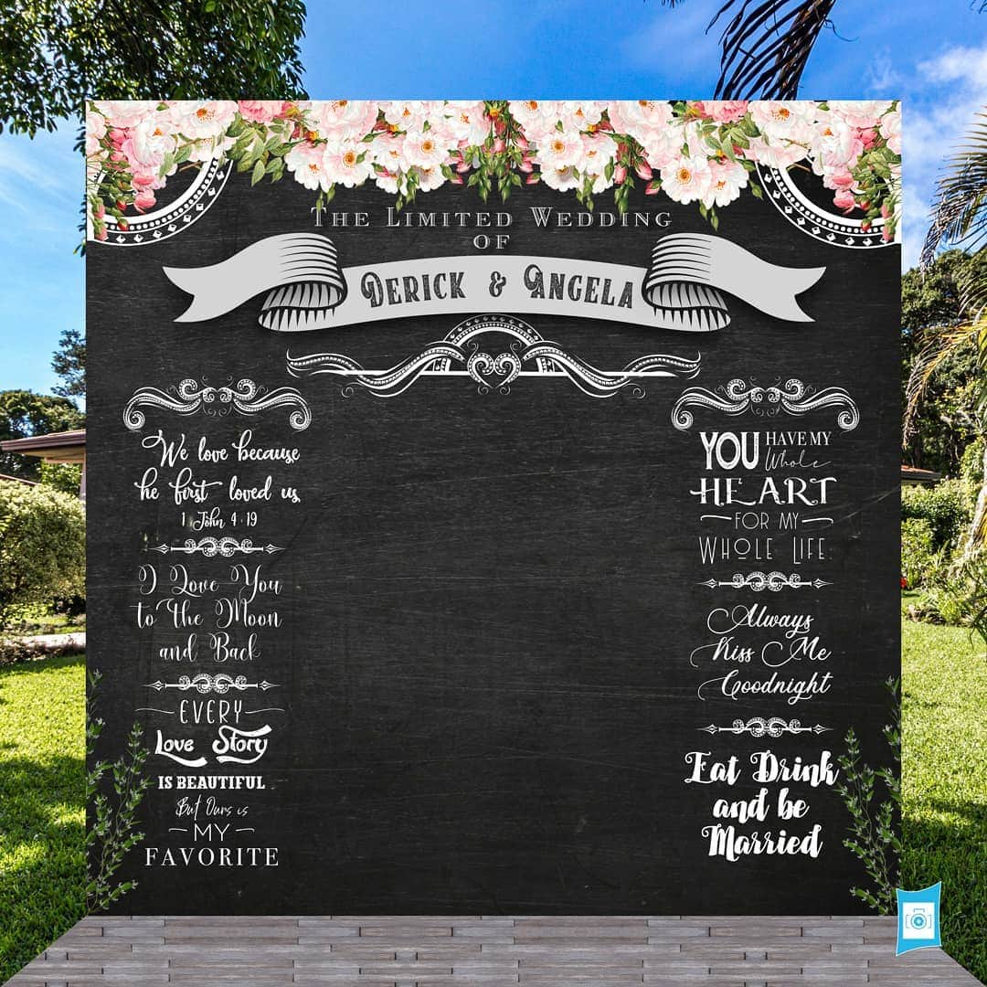 Ŝ Ŋ Ą Ƥ☻Ƥ Ą Ŋ Ĕ Ĺ?Ğ Ƕ SMMのインスタグラム：「. As Gov.begins to ease out lockdown restrictions a bit, social gatherings are still limited to function fully under strict guidelines. This limited wedding ceremony backdrop concept is ideal for couples who intend to marry under the partial lockdown guidelines to remind guests of social distancing guidelines while they pose for a picture after taking their wedding vows. A great fun way to capture the good moments at the peak of this COVID19 global pandemic. . . #makingsmileyface #limitedwedding」