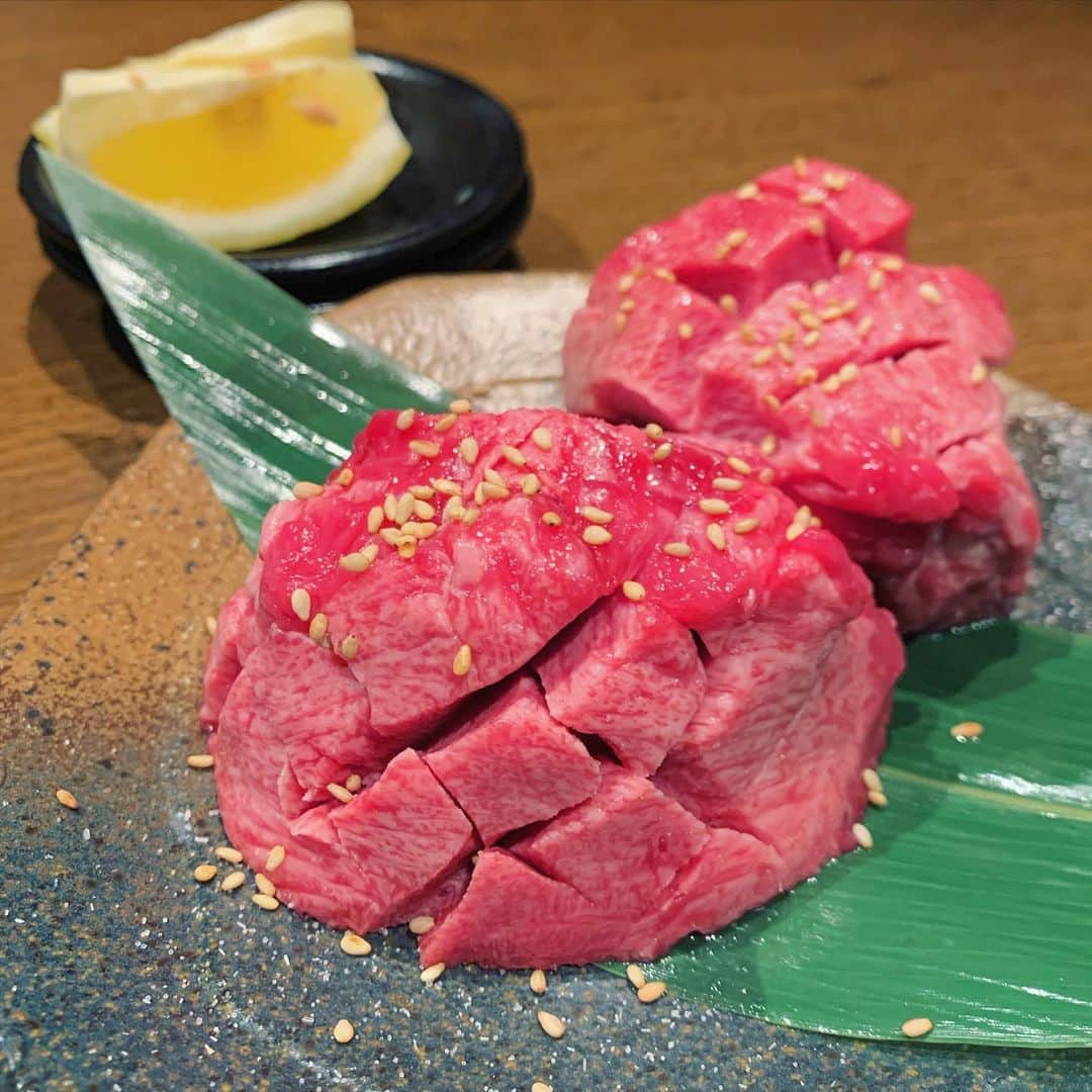 結城さなえさんのインスタグラム写真 - (結城さなえInstagram)「むふふふ😍  #牛タン #厚切り牛タン  #焼肉 #肉  #肉食  #yakiniku」6月14日 15時02分 - yuukisanae
