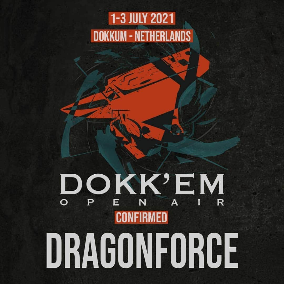 DragonForceさんのインスタグラム写真 - (DragonForceInstagram)「Excited to be headlining one of the days at @dokkemopenair 2021! We were originally meant to be playing it this year, but it was postponed due to Covid-19. Look to a massive show in the Netherlands!」6月14日 7時23分 - dragonforcehq