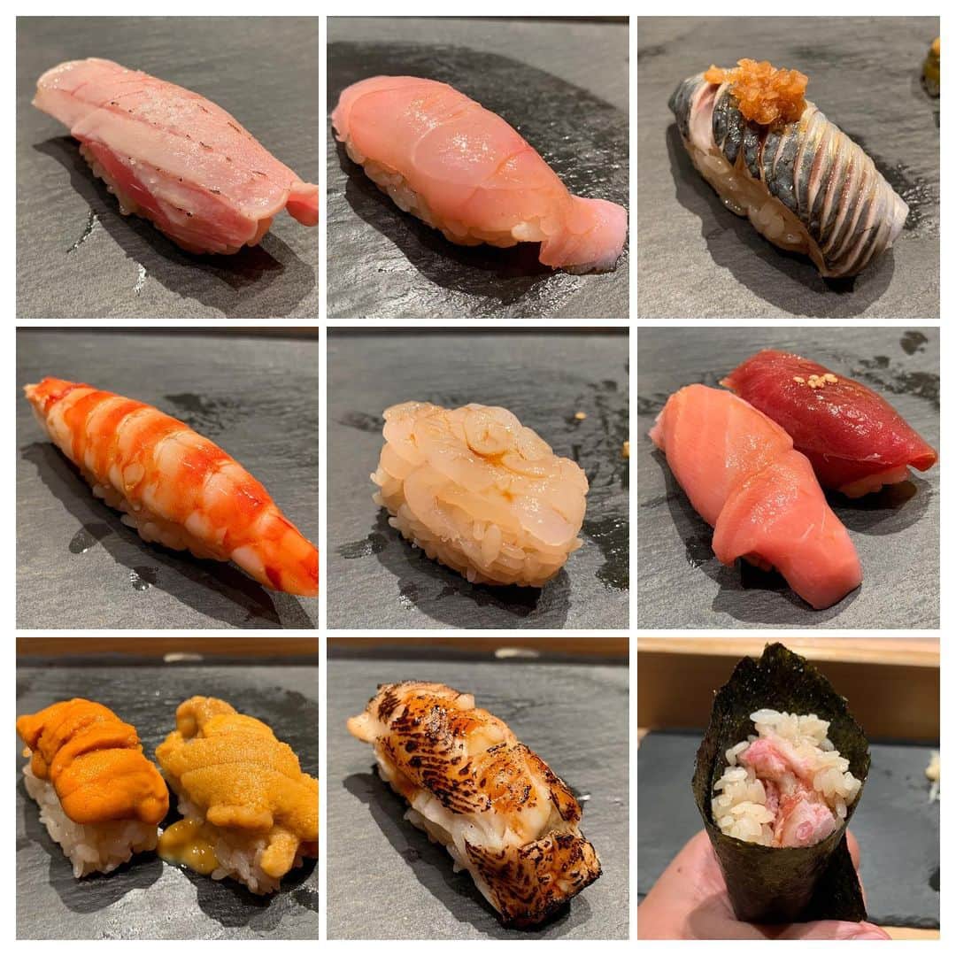 クック井上。さんのインスタグラム写真 - (クック井上。Instagram)「【#飯テロ御免ください】  非常事態宣言解除。 東京アラート解除。 けれども、いまだに続く自粛ムードは完全には解除されず… 。 先日も、夕方のニュースで『寿司店も苦境「魚も行き場がない」』と目にしました…  だが、しかし！！ その1時間後に、寿司店でお寿司をたらふく食べたりましたー@SUSHI TOKYO TEN 渋谷店 めくるめく握りとおつまみ、あわせて30品最高。  魚の行き場は、俺たちの腹の中だー！！ おうちやお店で、美味しいお魚いっぱい食べよう。 魚を、漁師さんを、市場を、魚屋さんを救おう。  #農林水産省 #フードアクションニッポン #国産食材モリモリキャンペーン #国産農林水産物  #国産食材 #FoodActionNippon #FANバサダー芸人 #クック井上。#料理好きな人と繋がりたい #寿司好きな人と繋がりたい #sushi #寿司 #tokyo #shibuya #飯テロ #渋谷ストリーム #江戸前寿司 #料理 #クッキング #グルメ #野菜ソムリエ #アスリートフードマイスター #フードコーディネーター #食育インストラクター #bbqインストラクター #こども成育インストラクター #料理研究家 #料理男子」6月14日 9時43分 - cook_inoue