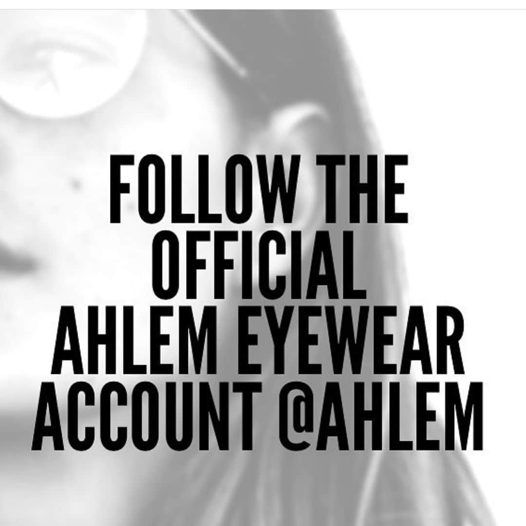 AHLEM Eyewearのインスタグラム：「@ahlem」