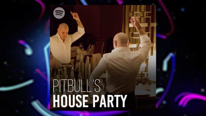 ピットブルのインスタグラム：「Be sure to follow Pitbull’s House Party playlist on @spotify for fresh new hits picked weekly by yours truly. Dale! ▶️spoti.fi/2NDOFVz @montanatucker @mr305inc」