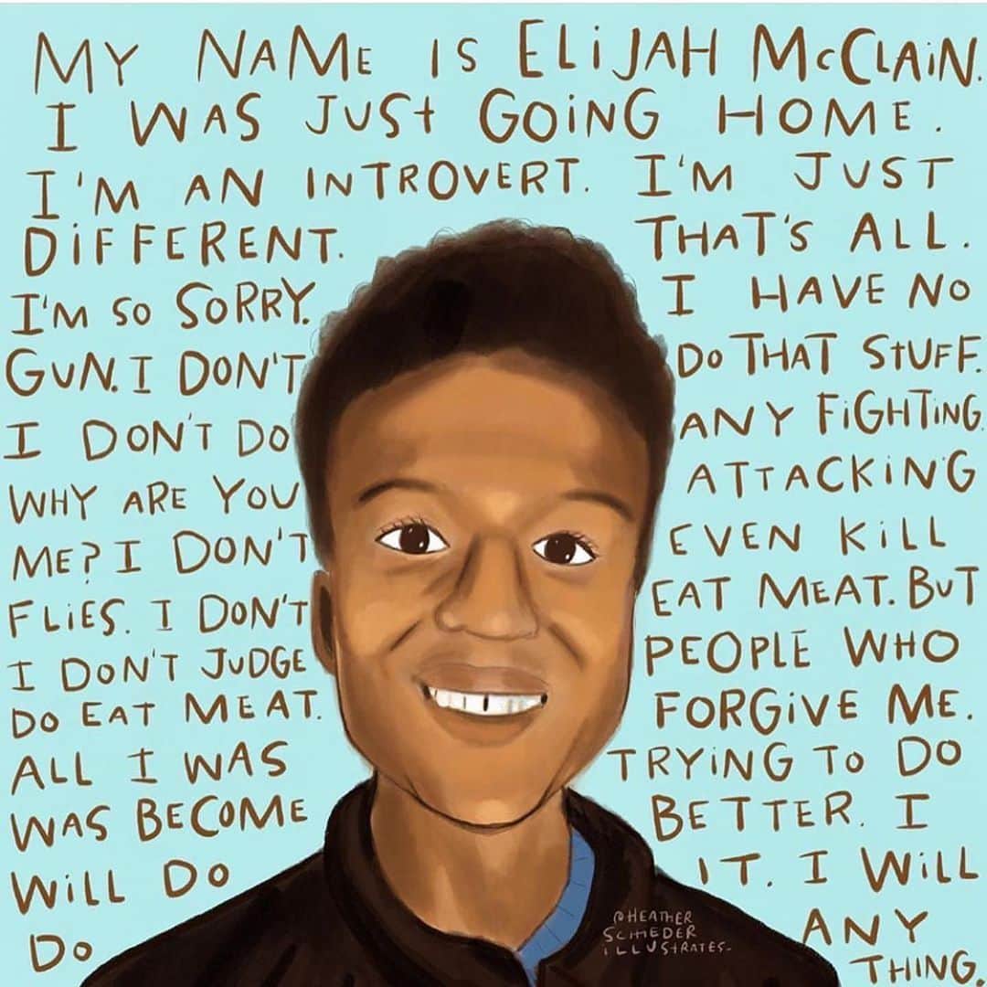 スティーブ・アエンのインスタグラム：「#JUSTICEFORELIJAHMCCLAIN」