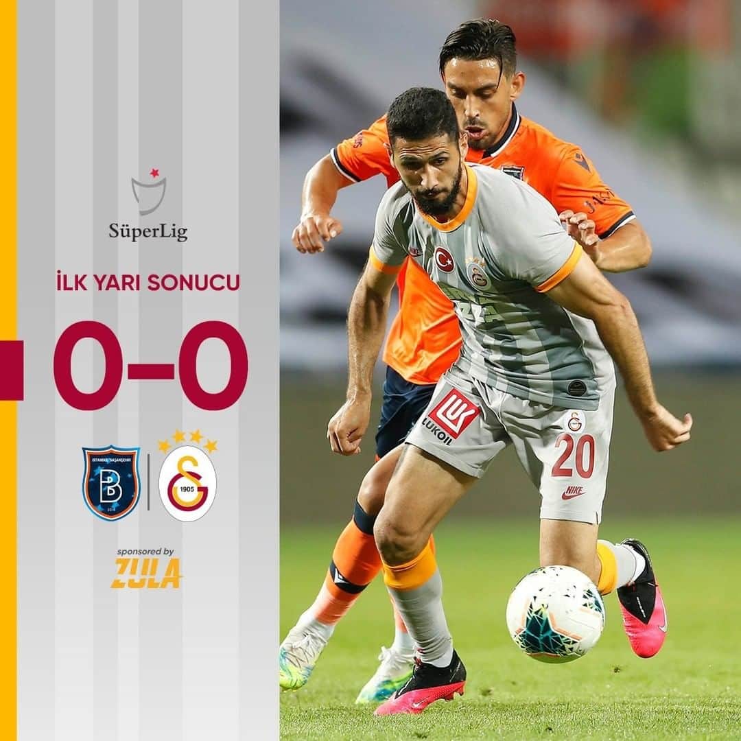 ガラタサライSKさんのインスタグラム写真 - (ガラタサライSKInstagram)「İlk yarı sonucu: Başakşehir FK 0-0 Galatasaray #BŞKvGS」6月29日 3時46分 - galatasaray