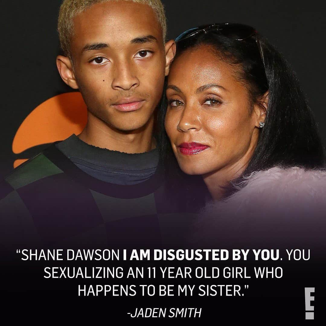 E! Onlineさんのインスタグラム写真 - (E! OnlineInstagram)「Jada Pinkett-Smith and Jaden Smith called out #YouTuber Shane Dawson after an old clip of him resurfaced where he appears to be touching himself inappropriately to a poster of Willow Smith when she was 11 years old. Link in bio for everything we know. (📷:Getty Images)」6月29日 4時01分 - enews