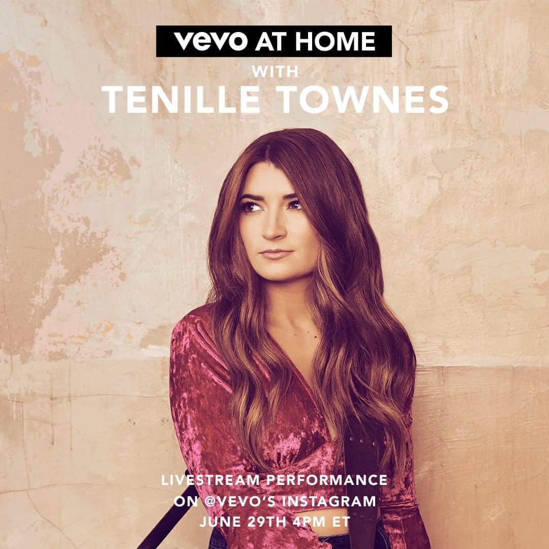 Vevoさんのインスタグラム写真 - (VevoInstagram)「Don't forget to tune in when @tenilletownes graces us with a #VevoAtHome performance, tomorrow June 29th at 4PM! In the meantime, hit the playlist to watch and listen to her new album 'The Lemonade Stand' 🎧 ⠀⠀⠀⠀⠀⠀⠀⠀⠀ ▶️[Link in bio] #TenilleTownes」6月29日 5時00分 - vevo