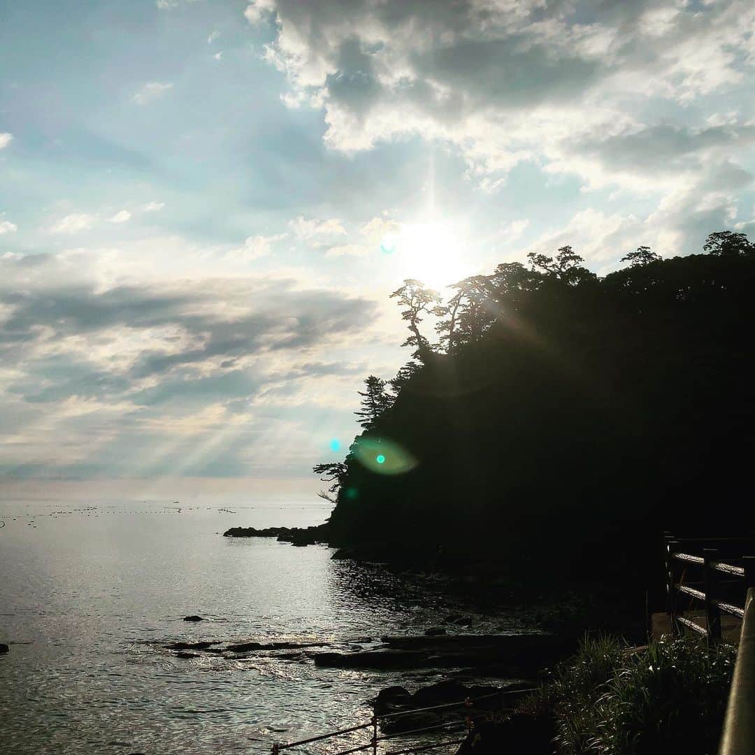 池内万作さんのインスタグラム写真 - (池内万作Instagram)「晴れたのでそそくさと朝の半島へ。 今日は歩いたり走ったり考えごとをしつつ一周。 とりあえず家に帰りましょうかね。 皆さまも素敵な1日をお過ごしください(｀_´)ゞ」6月29日 7時44分 - mandeshita