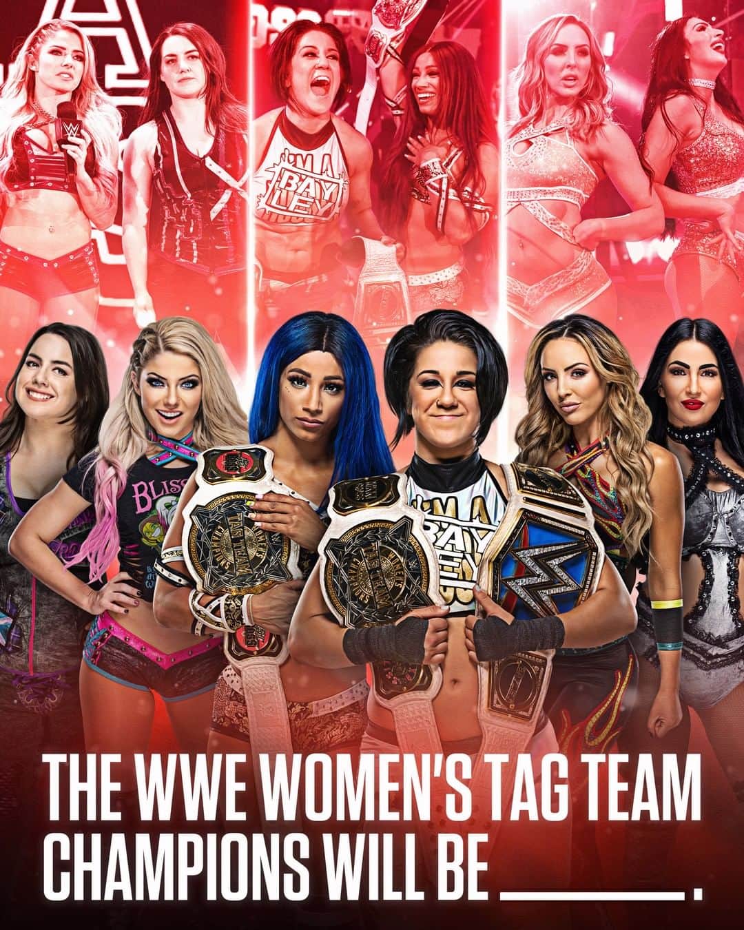 WWEさんのインスタグラム写真 - (WWEInstagram)「Who's leaving #WWEBacklash as WWE Women's #TagTeamChampions? Tag the winners 👇」6月15日 1時00分 - wwe