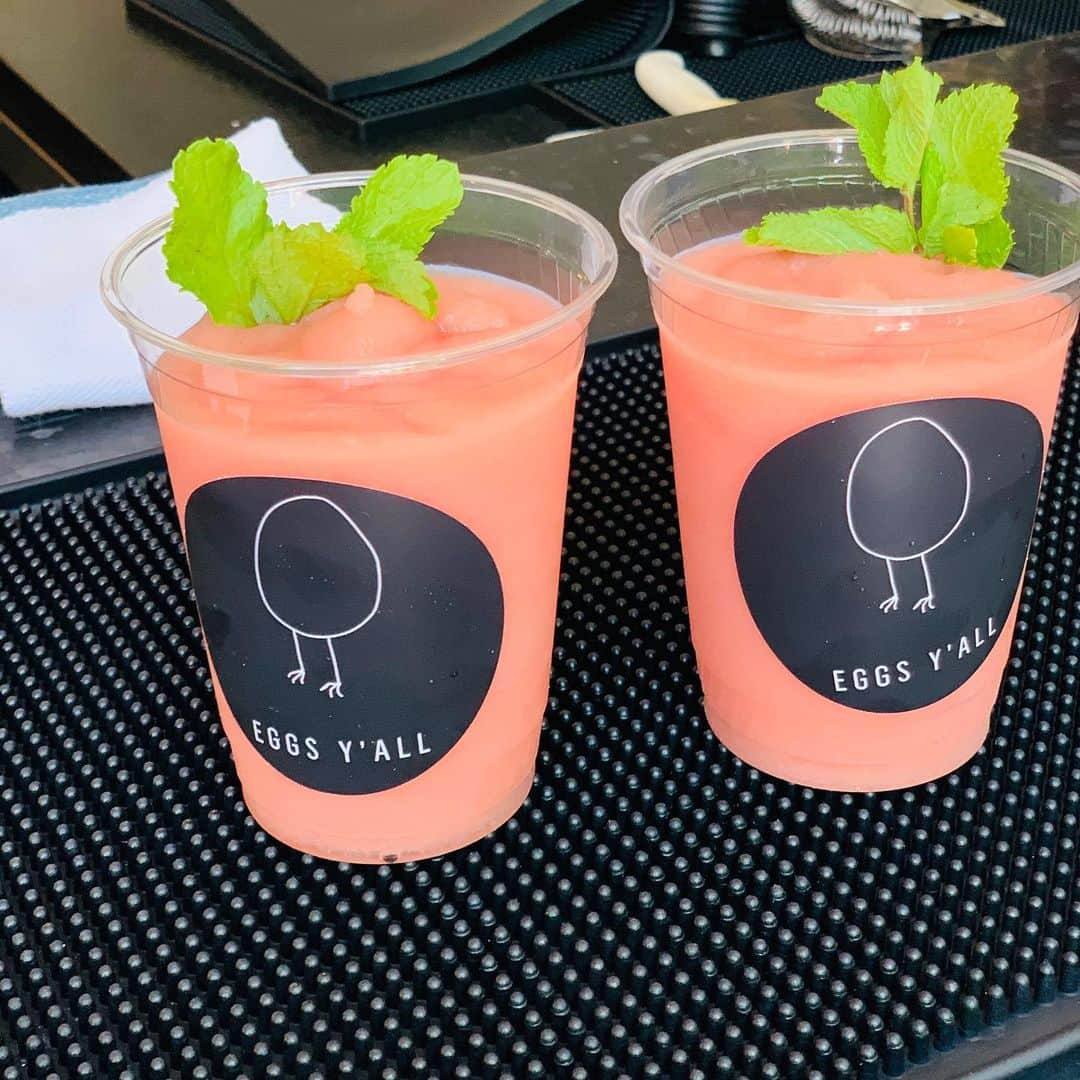 エッグショップさんのインスタグラム写真 - (エッグショップInstagram)「Make it a double! Frose with fresh pressed watermelon juice and mint.」6月15日 0時43分 - eggshopnyc