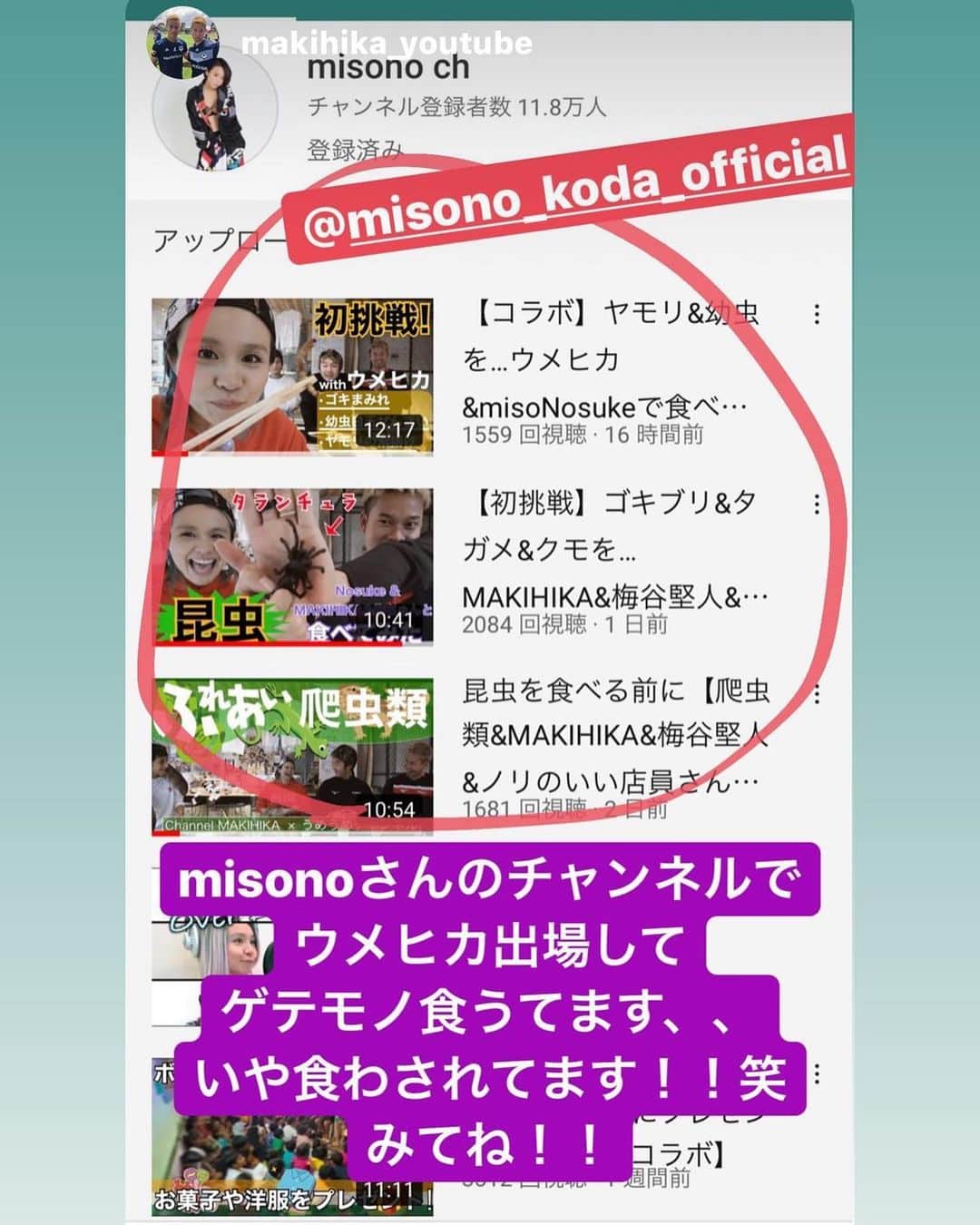 misoNosukeのインスタグラム