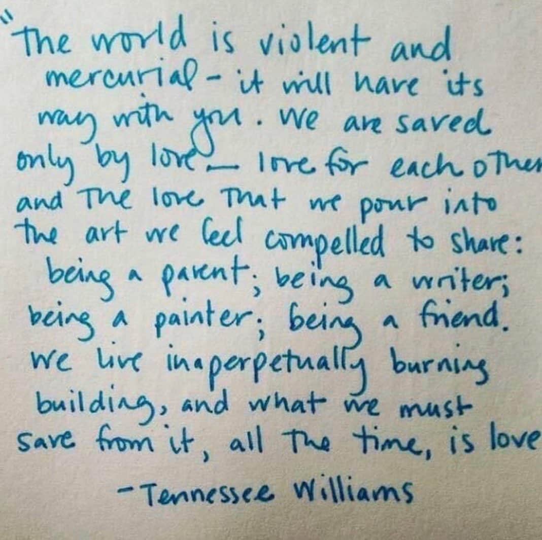 ジェニファー・グレイのインスタグラム：「thank you @elissa_altman via @james_grissom #tennessseewilliams」