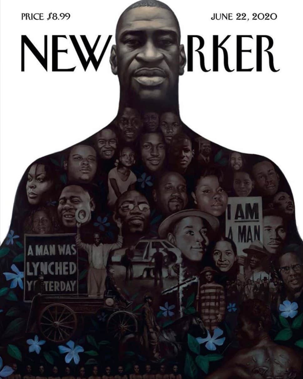 リンダ・エヴァンジェリスタのインスタグラム：「#SayTheirNames @kadirnelson @newyorkermag #BlackLivesMatter  #GeorgeFloyd 🖤🙏🏻」