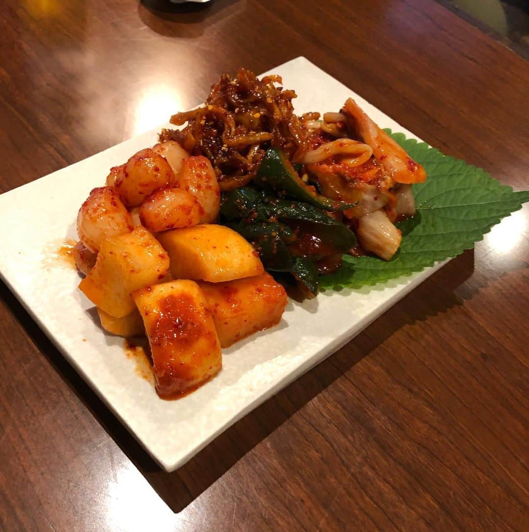 濱田マサルさんのインスタグラム写真 - (濱田マサルInstagram)「おはよう御座います。 昨日食べた、とうもろこし🌽のチヂミがめちゃくちゃ美味しかったので✨ とにかく美味しかった✨  あと、キムチも✨❣️ 韓国料理食べながらの韓流ドラマトークは最高😆」6月15日 9時43分 - hamadamasaru