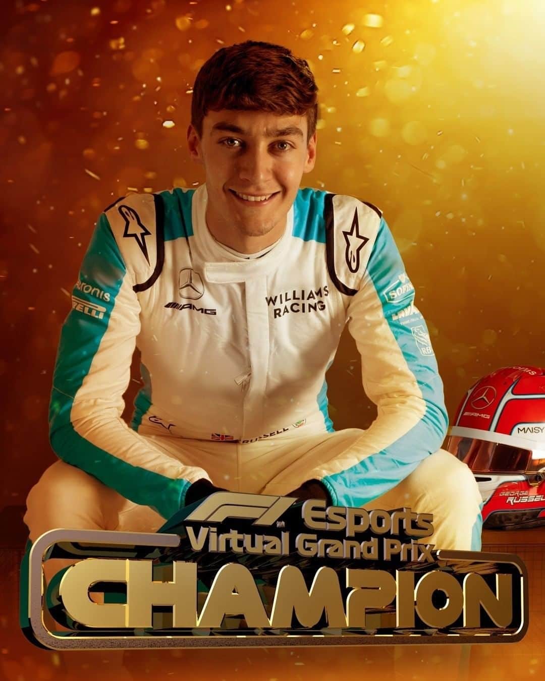 F1さんのインスタグラム写真 - (F1Instagram)「King George! 👑🎮 . What an incredible effort from @georgerussell63 who is crowned unofficial #VirtualGP series champion with another lights to flag victory at the Virtual Canadian Grand Prix. . #RaceAtHome #F1Esports #F1 @williamsracing」6月15日 3時14分 - f1